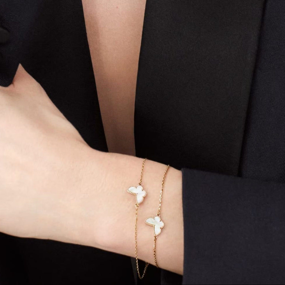 VCA Inspiration Single Sweet Butterflies Bracelet, Small