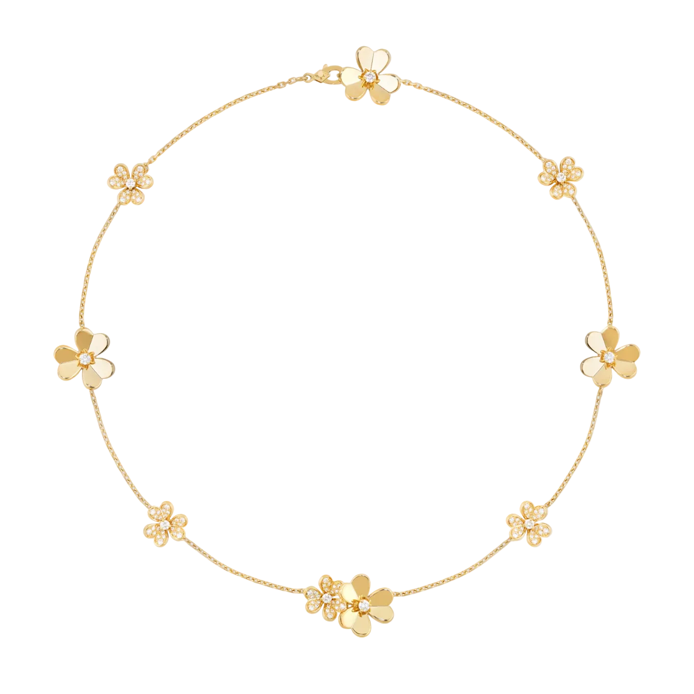VCA Inspiration Frivole Necklace, 9 flowers
