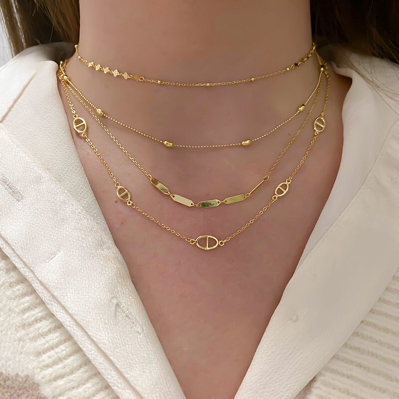 Abby Mixed Chain Necklace