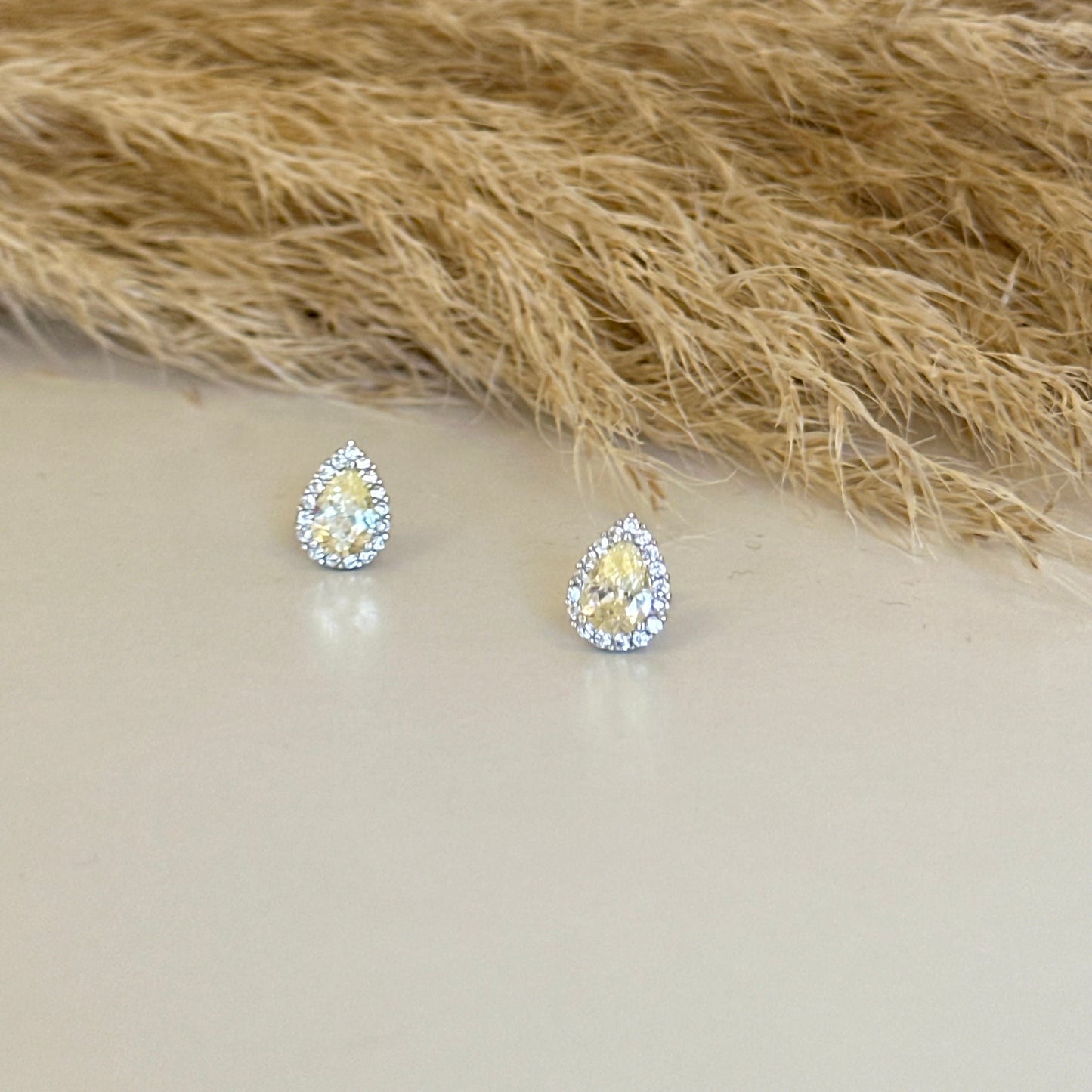 Regina Fancy Yellow Stud Earrings