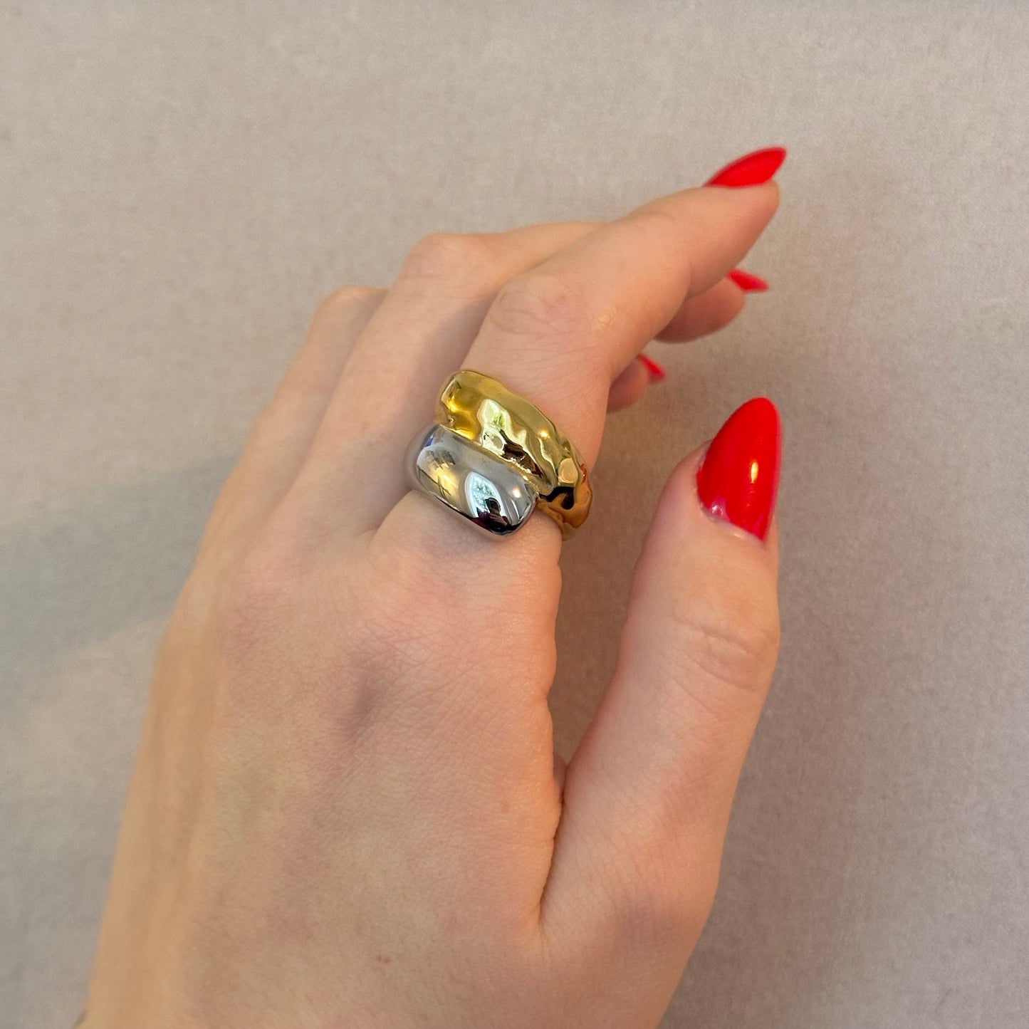 Gracie two-tone Ring