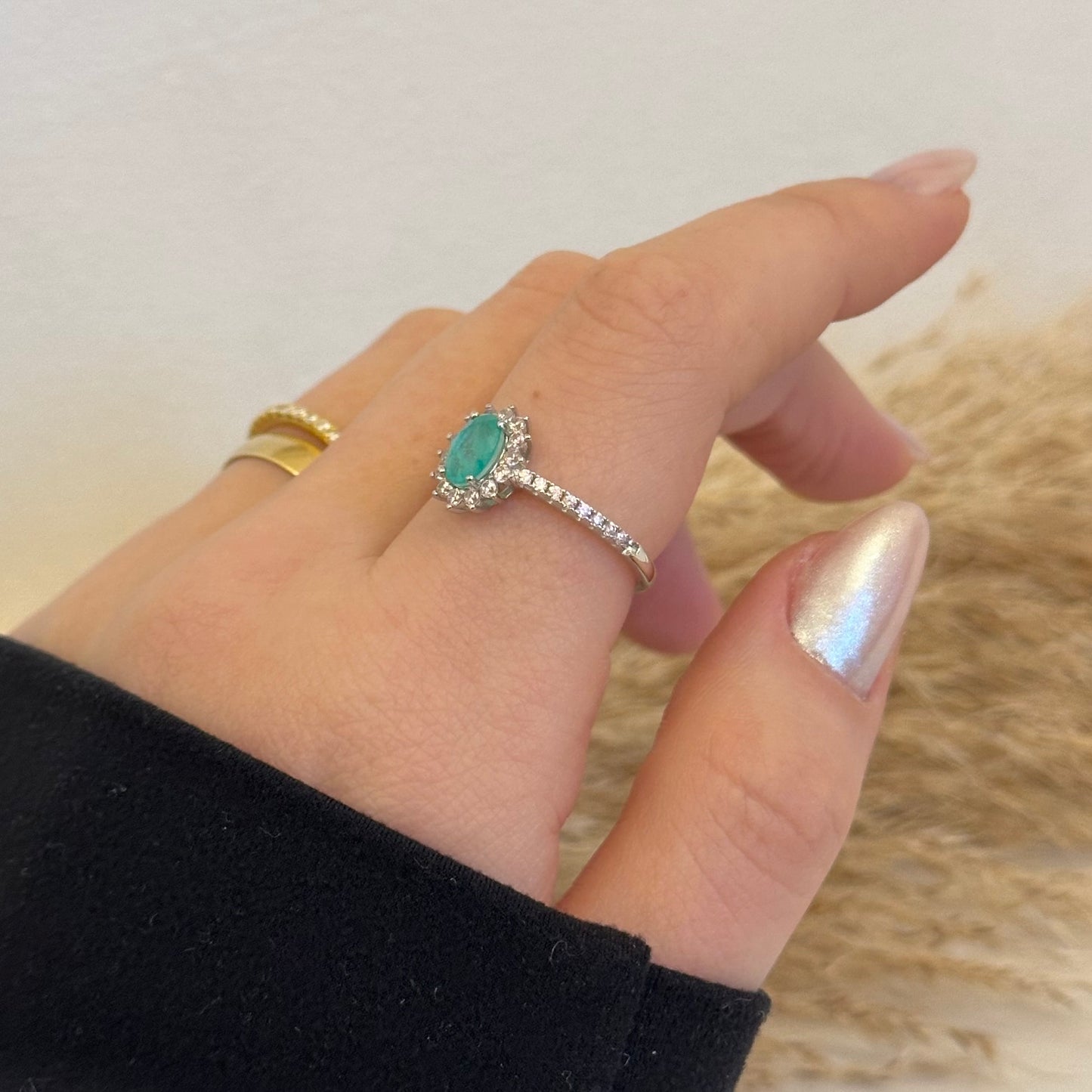 Zoe Colombian Emerald Ring