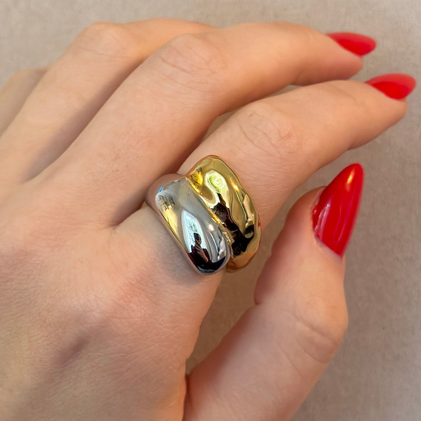 Gracie two-tone Ring