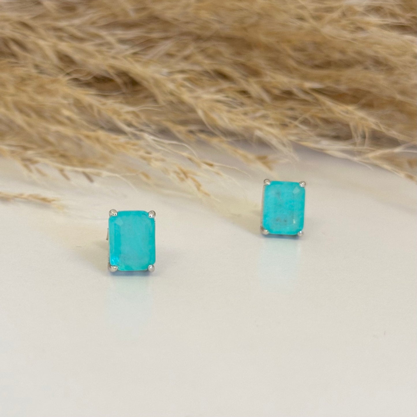 Joana Colombian Emerald Stud Earrings