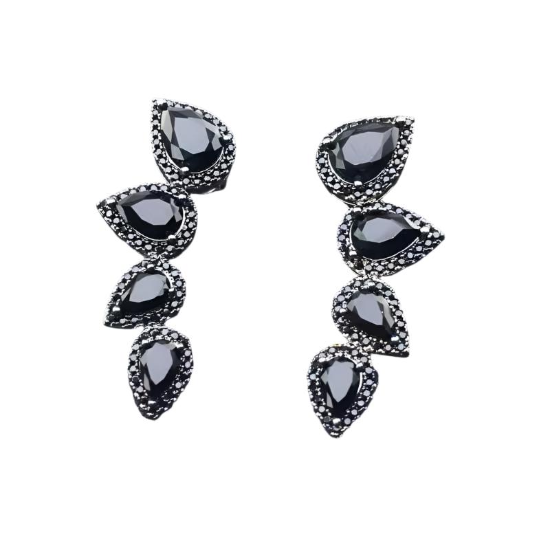 Paraíba Black Climber Earrings