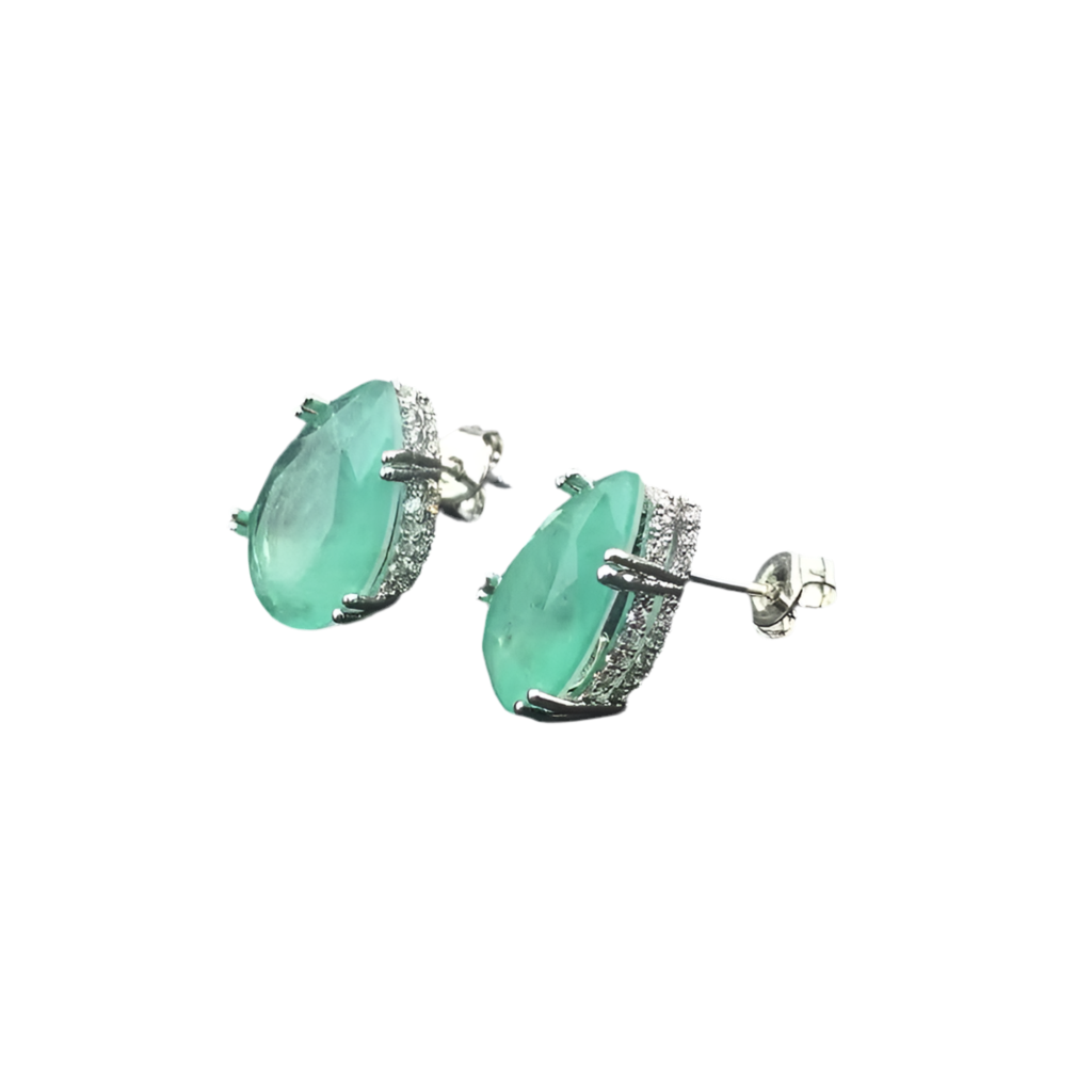 Paraíba Drop Stud Earrings