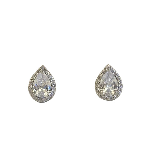 Regina Halo Drop Stud Earrings