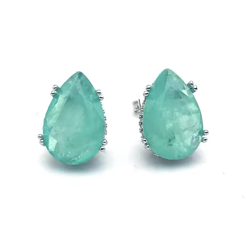 Paraíba Drop Stud Earrings