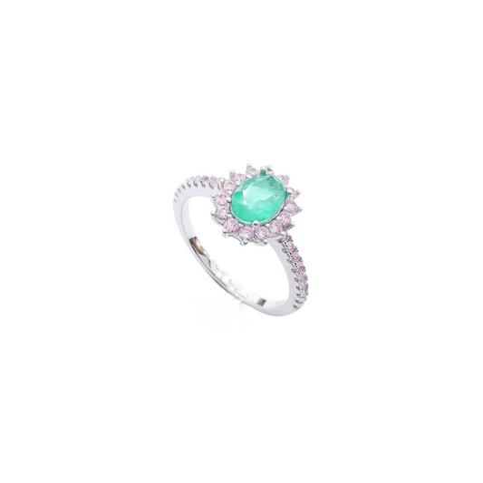 Zoe Colombian Emerald Ring