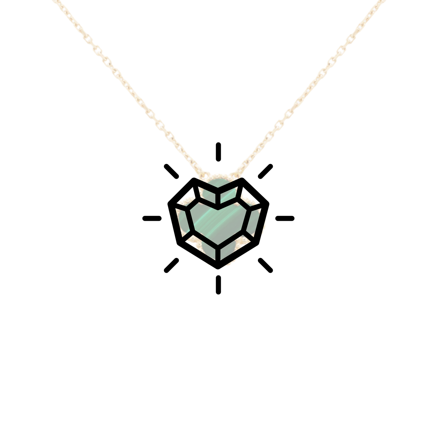 Four Leaf Clover Pendant Necklace, Large