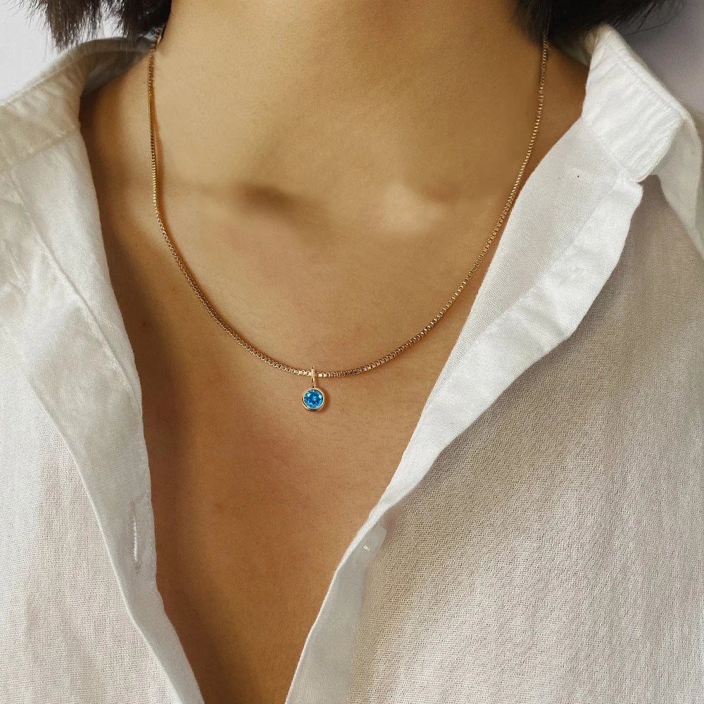 Keyla Birthstone Necklace