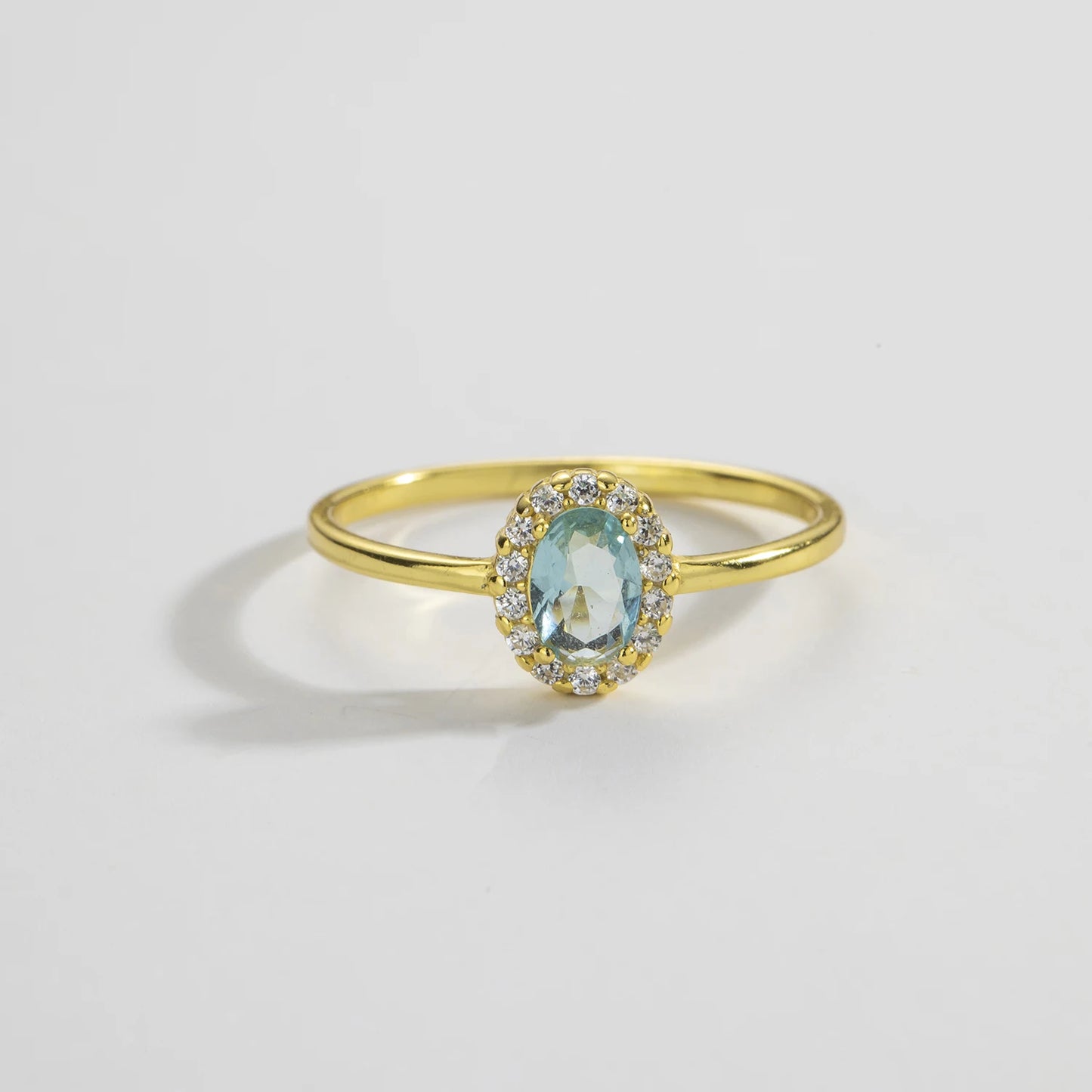 Harriet Halo Oval Ring