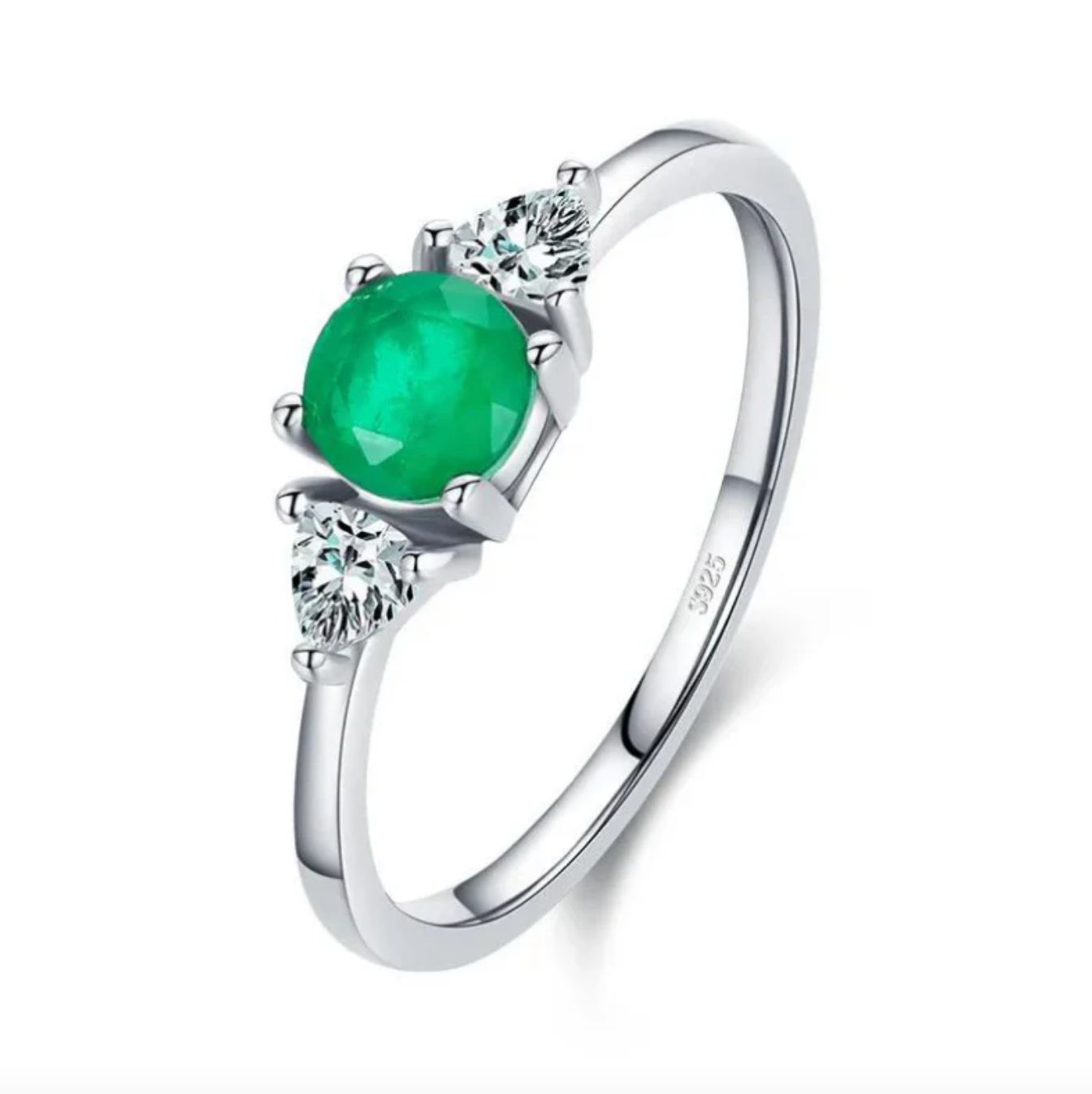 Liz Oval Emerald Ring