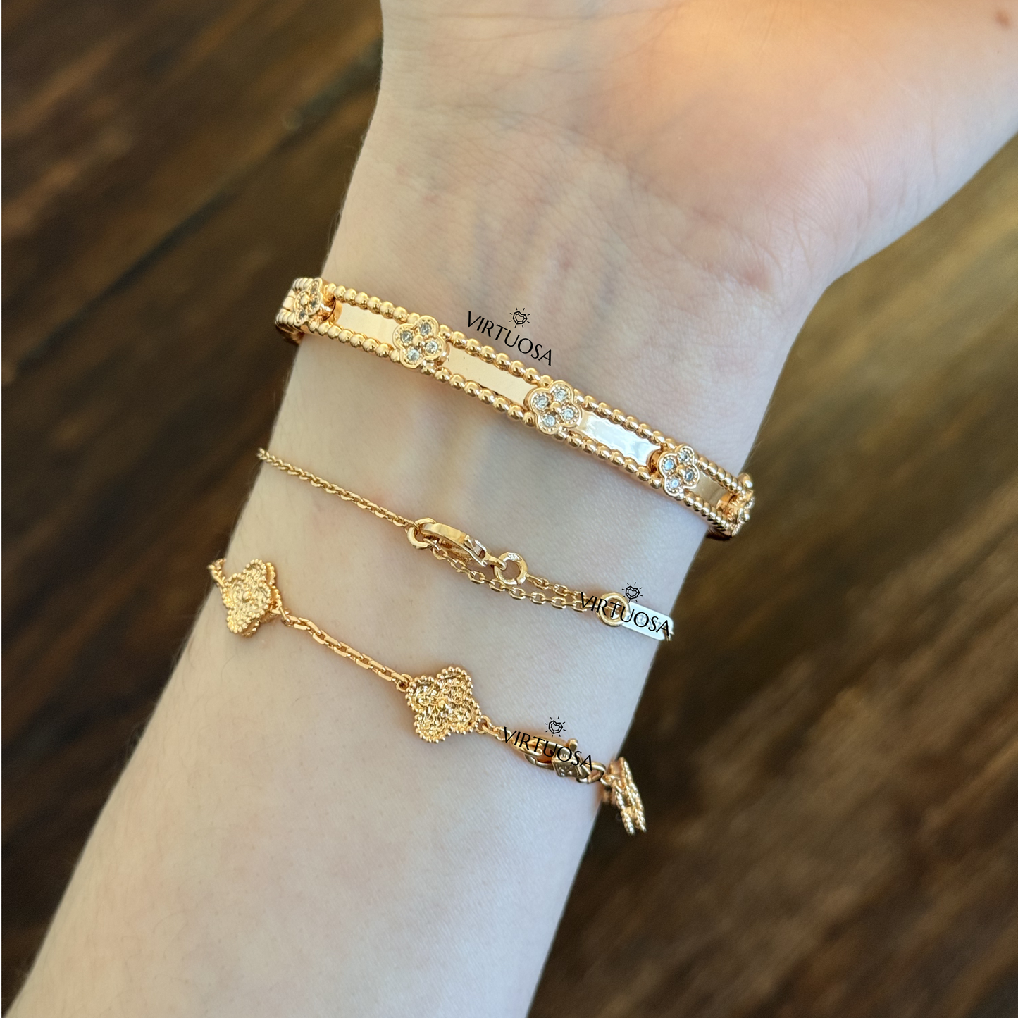 Four Leaf Clover Bracelet, Small