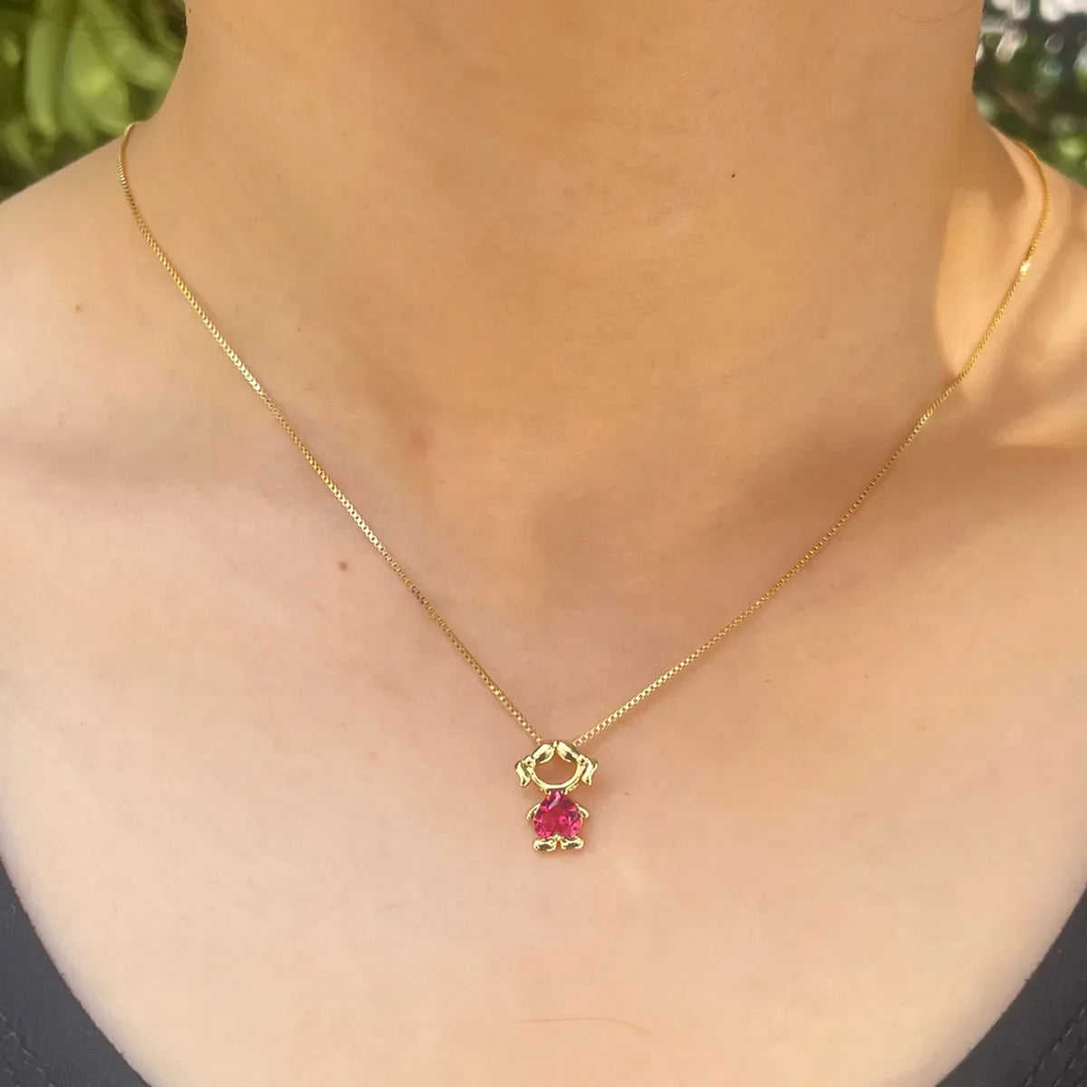 Pink Girl Pendant - ONLY