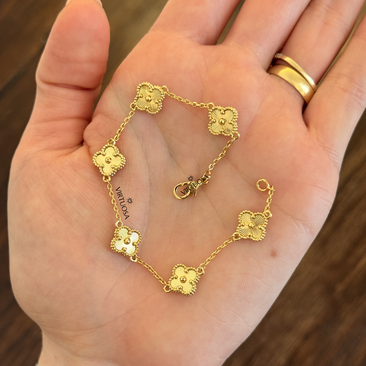 Four Leaf Clover Bracelet, Small