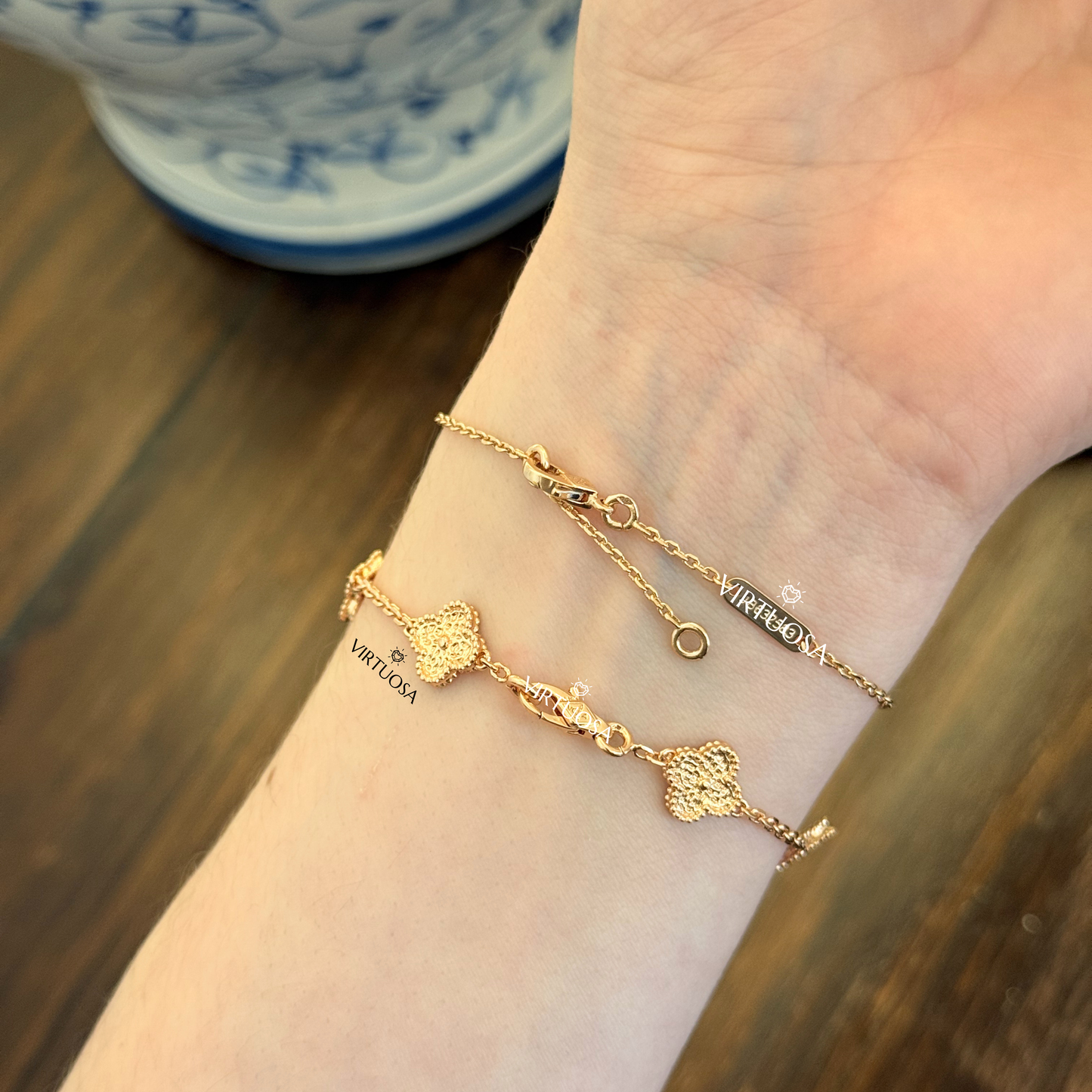 Four Leaf Clover Bracelet, Small