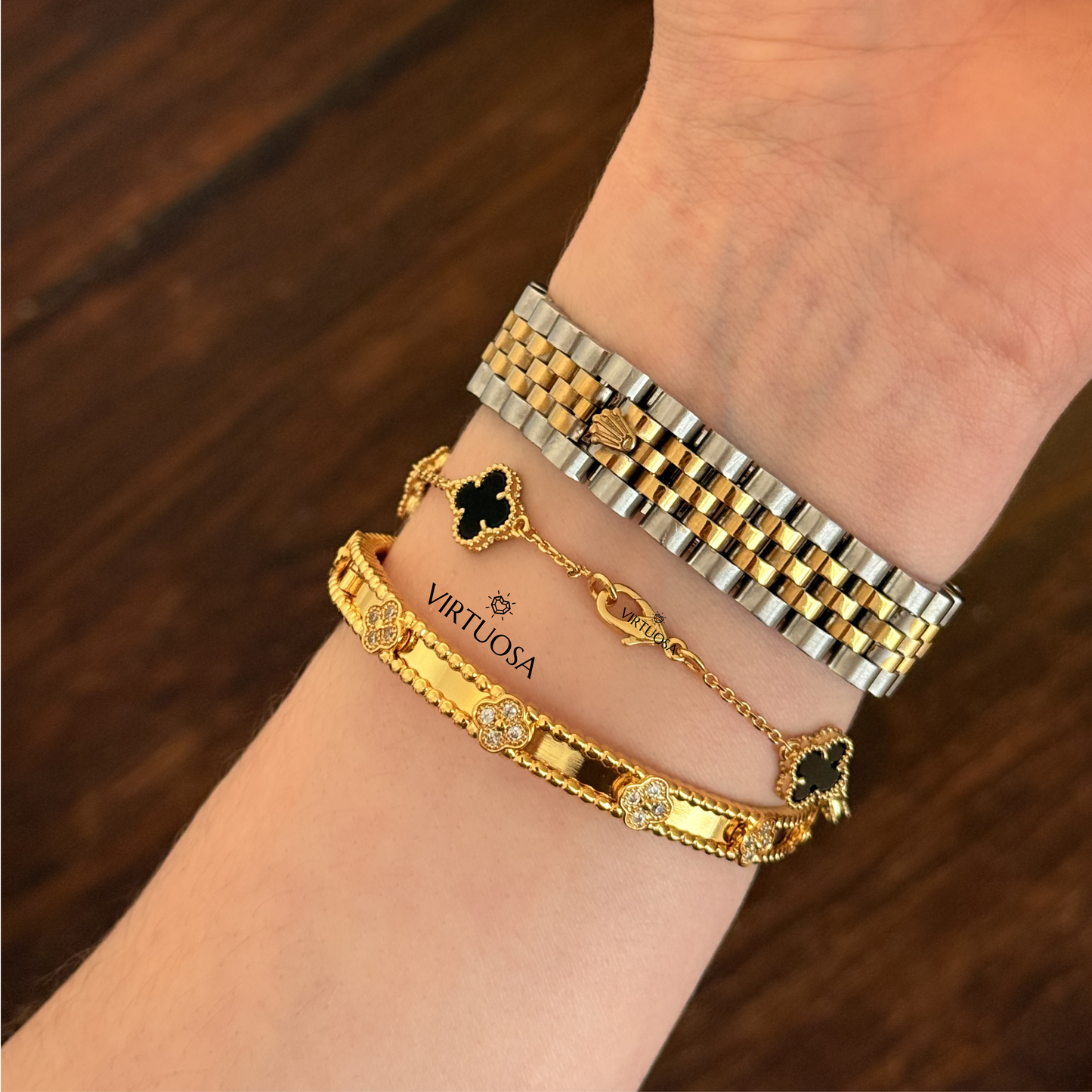 Four Leaf Clover Bracelet, Small