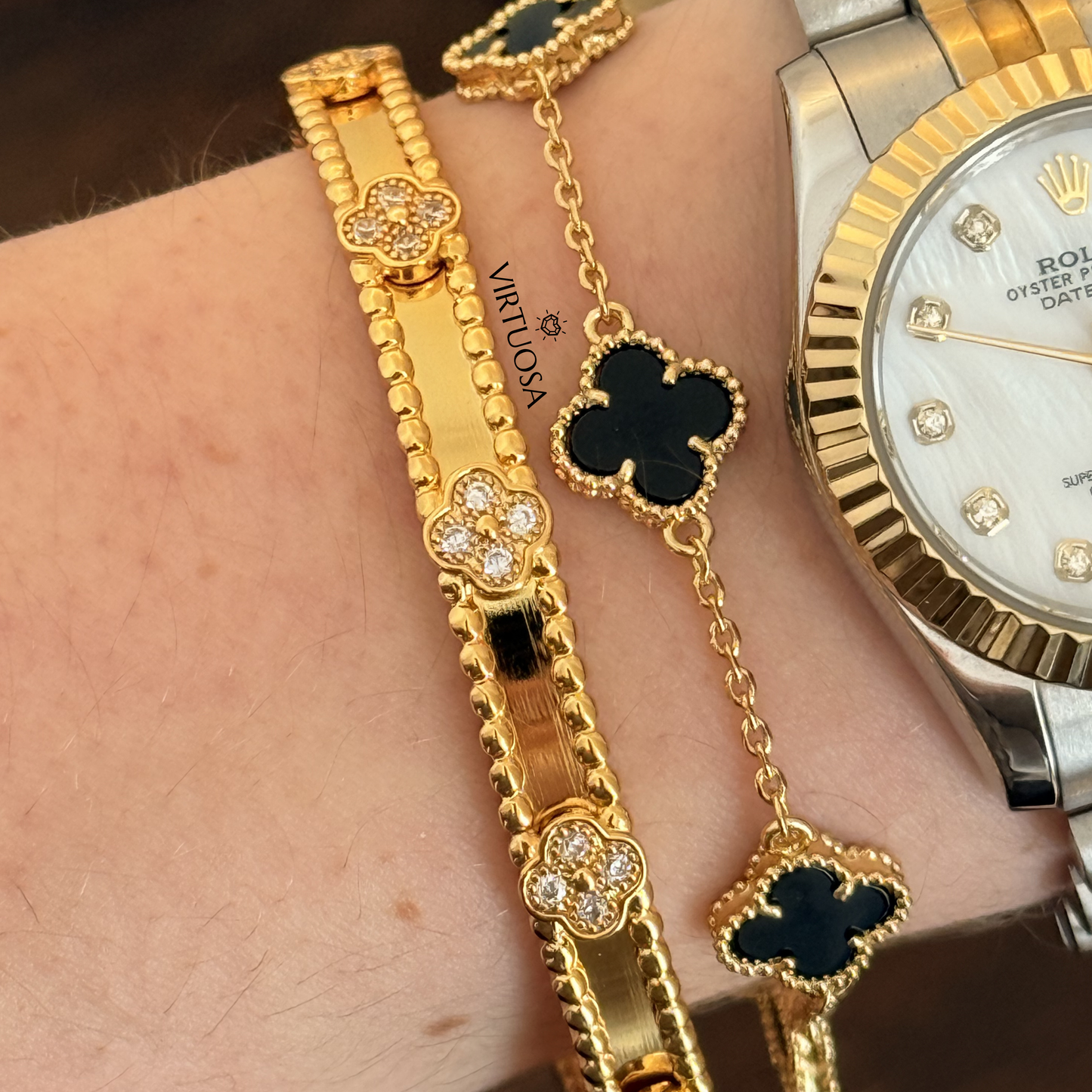 Four Leaf Clover Bracelet, Small