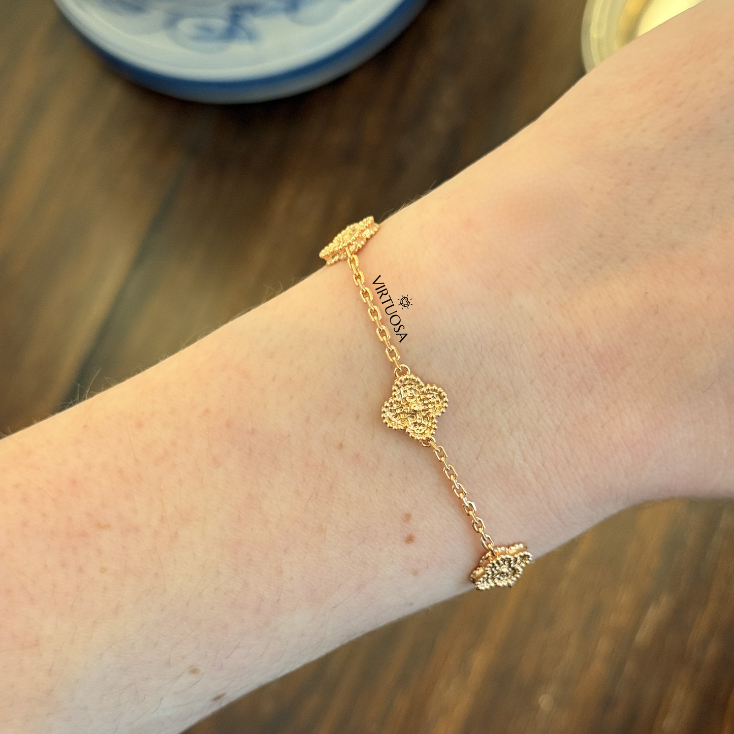 Four Leaf Clover Bracelet, Small