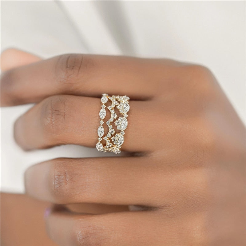 Nelly Navette Stacking Ring