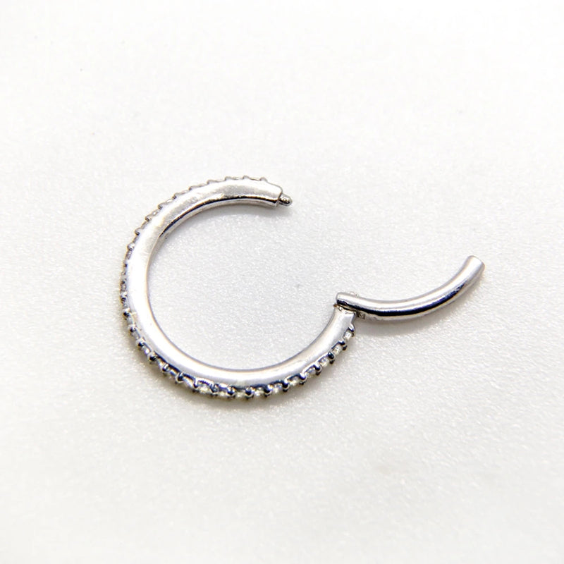 Lucie Pavé Piercing Hoop