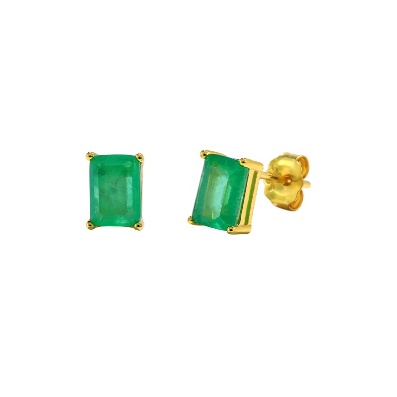 Joana Emerald Stud Earrings